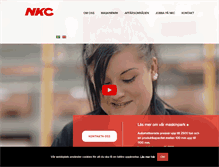 Tablet Screenshot of nkc-eu.com